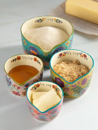 Nesting Ceramic Measuring Cups w/spout