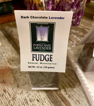 Dark Chocolate Lavender Fudge