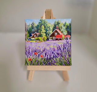 Mini Canvas Prints of Purple Haze w/Easel