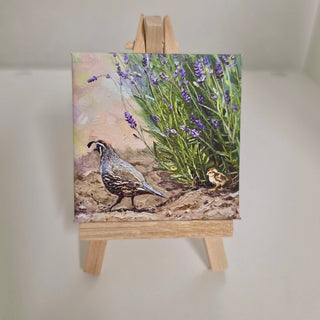 Mini Canvas Prints of Purple Haze w/Easel