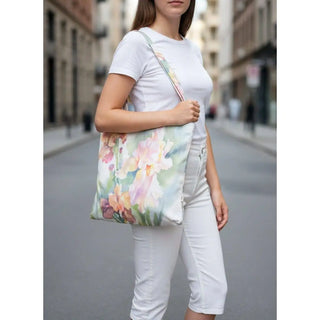 Floral Canvas Shoulder Bags