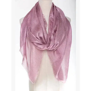 Silk-Blend Shimmer Scarf/Wrap