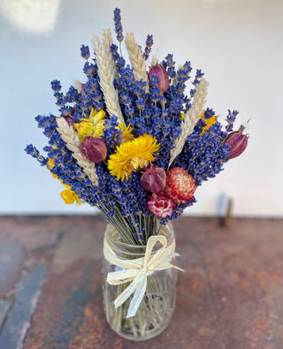 Autumn Joy Lavender Posy