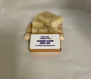Lavender Flower Soap Guest Bars- NEW!