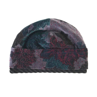 Cotton Velvet Darcy Hat in Sumi Print