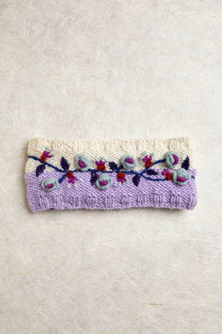 Lavender Flora Wool Headband