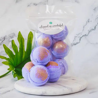 Lavender Honey Itty Bitty Bath Bombs 5 Pack