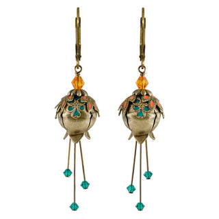 Lily of the Valley Flower Fairy Earrings by No Monet