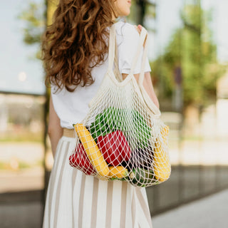 Cotton Mesh Market Bag