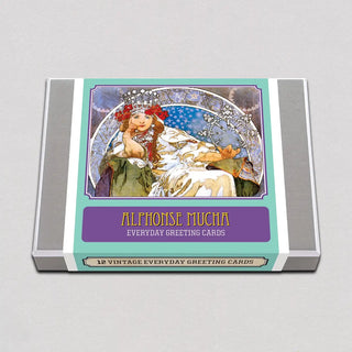 Alphonse Mucha Boxed Greeting Card Set