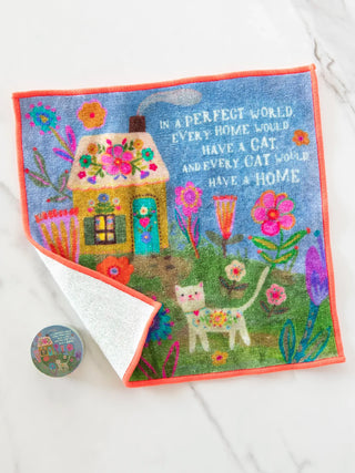 Expanding Wash Cloth- Every Cat
