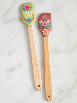 "Spread Love" Mini Folk Art Spatula Set
