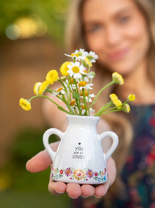 Ceramic Bud Vase- You Are So Loved