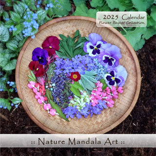 2025 Flower Mandala Wall/Desk Calendar