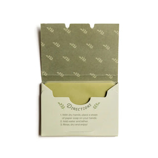 Biodegradable Paper Soap