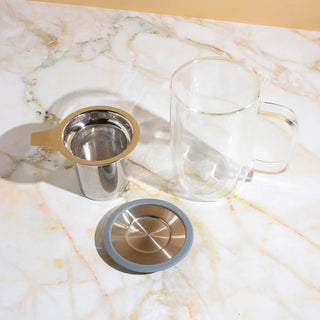 The Perfect Tea Mug with Infuser and Lid