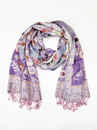 Raj Lavender Scarf/Shawl