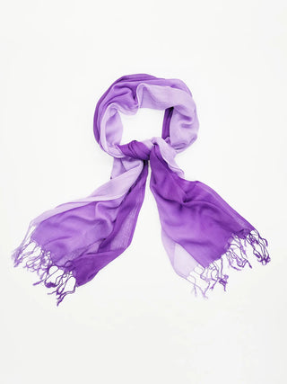 Raj Cotton Scarf/Wrap in Amethyst