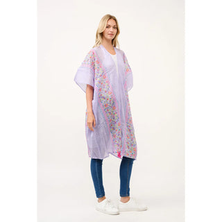 Cotton Kimono in Lavender