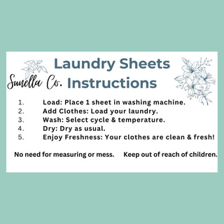 Lavender Laundry Detergent Sheets