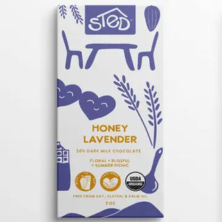 Honey Lavender Chocolate Bars