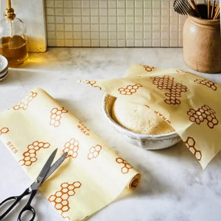 Bee's Wrap Roll- Honeycomb Print