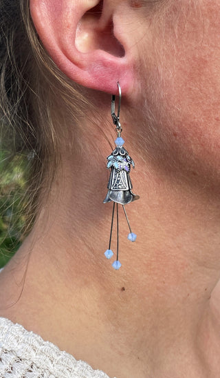 These earrings are absolutely gorgeous in sunlight