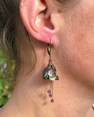 These earrings are captivating in sunlight