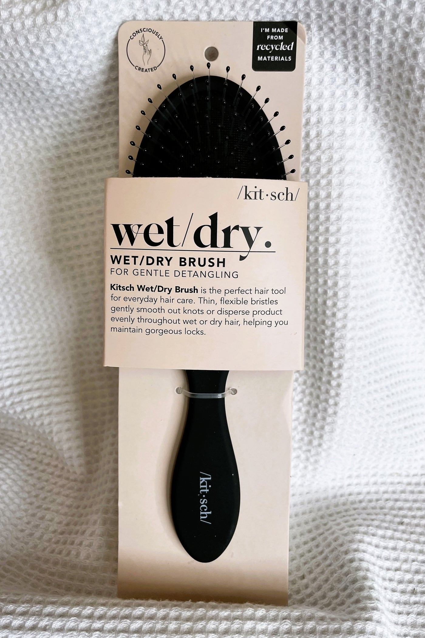 EcoFriendly Wet/Dry Hairbrush by Kitsch Purple Haze Lavender Farm