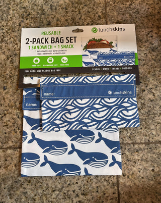 Lunchskins Reusable 2-Pack Bag Set