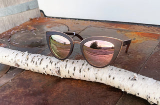 Bombshell Wood Sunglasses by SLYK SHADES