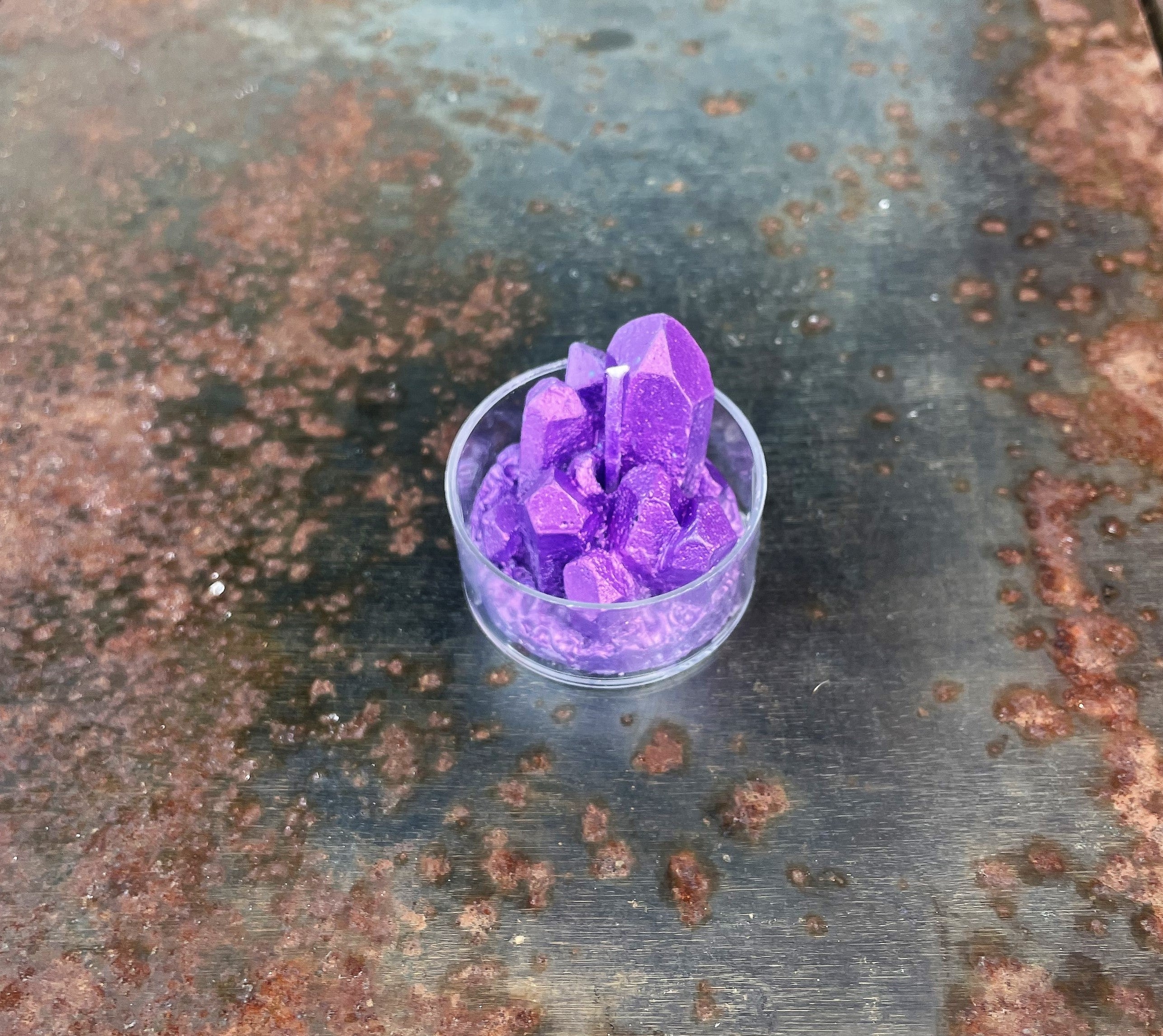 Coconut Wax Crystal Tea Lights Purple Haze Lavender Farm